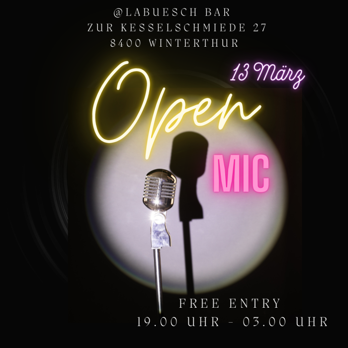 Do 13.03.2025 - Open Mic