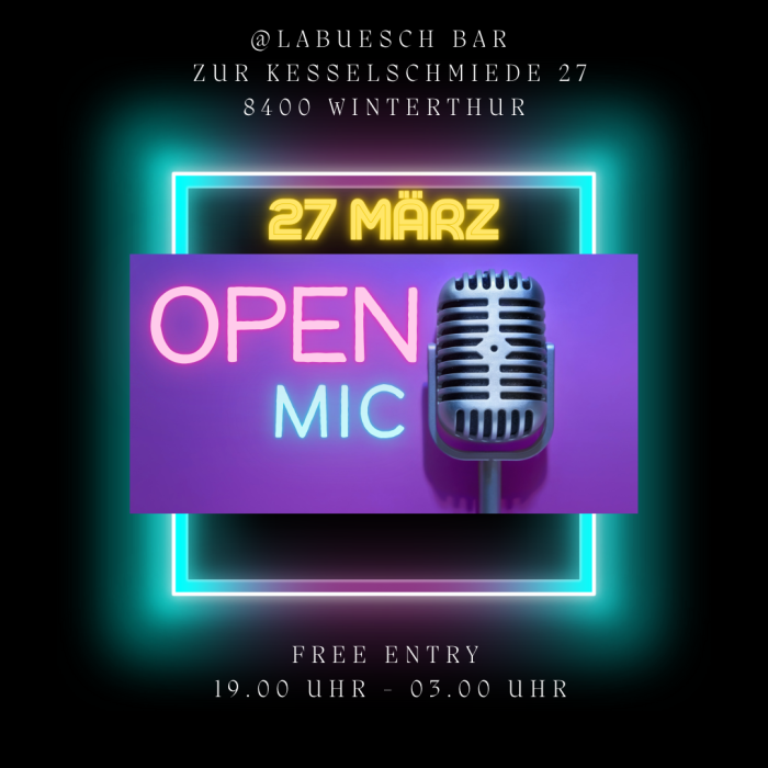 Do 27.03.2025 - Open Mic