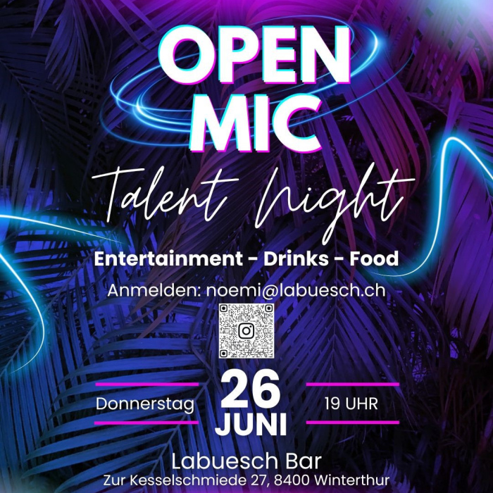 Do 26.06.2025 - Open Mic 