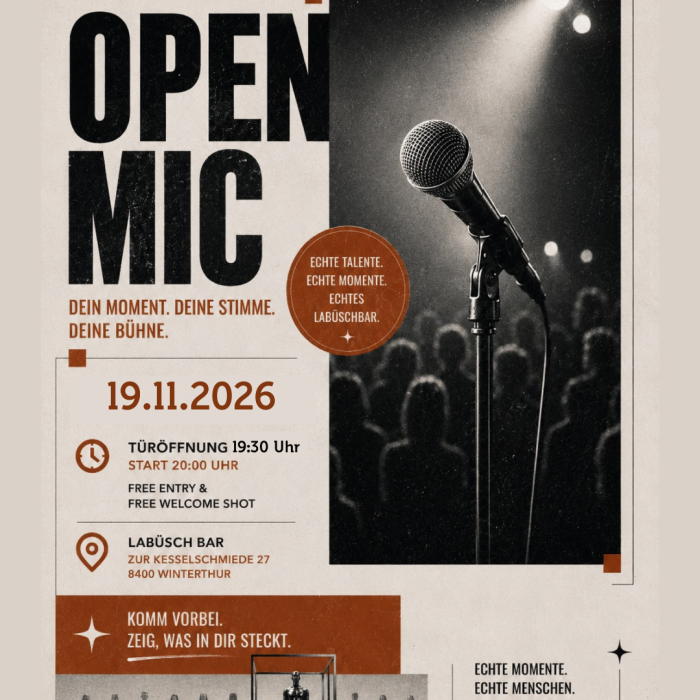 Do 19.11.2026 - Open Mic