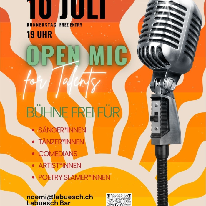 Do 10.07.2025 - Open Mic