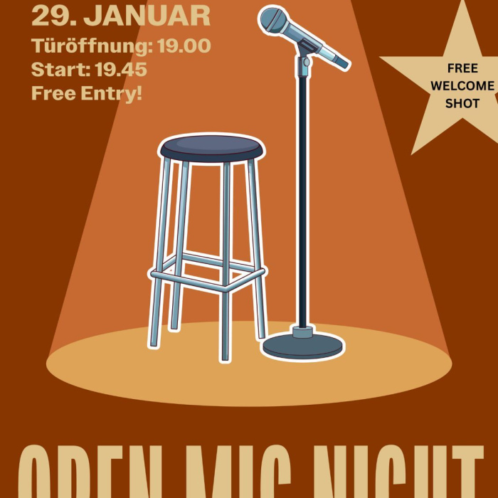 Do 29.01.2026 - Open Mic "FREE ENTRANCE"