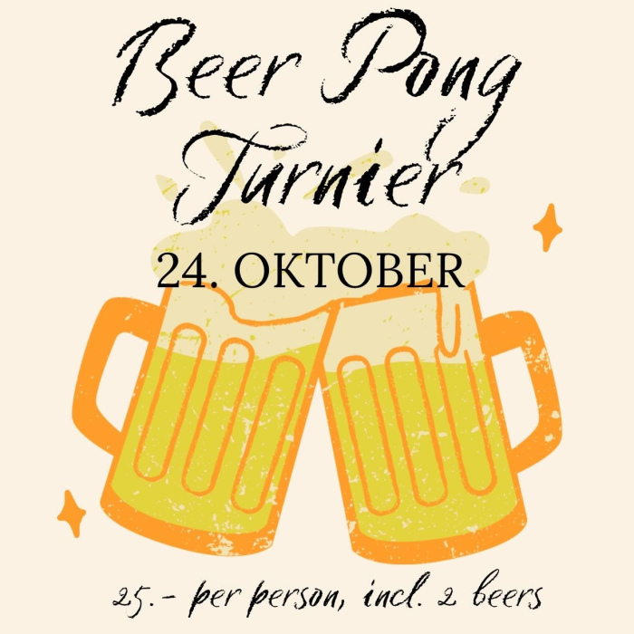 Fr 24.10.2025 - Bierpong Turnier