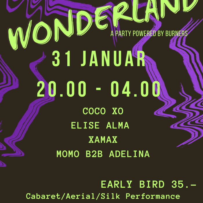 Sa 31.01.2026 - WONDERLAND: burner culture party