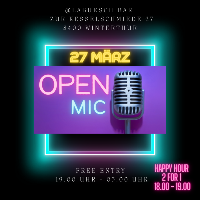 Do 27.03.2025 - Open Mic