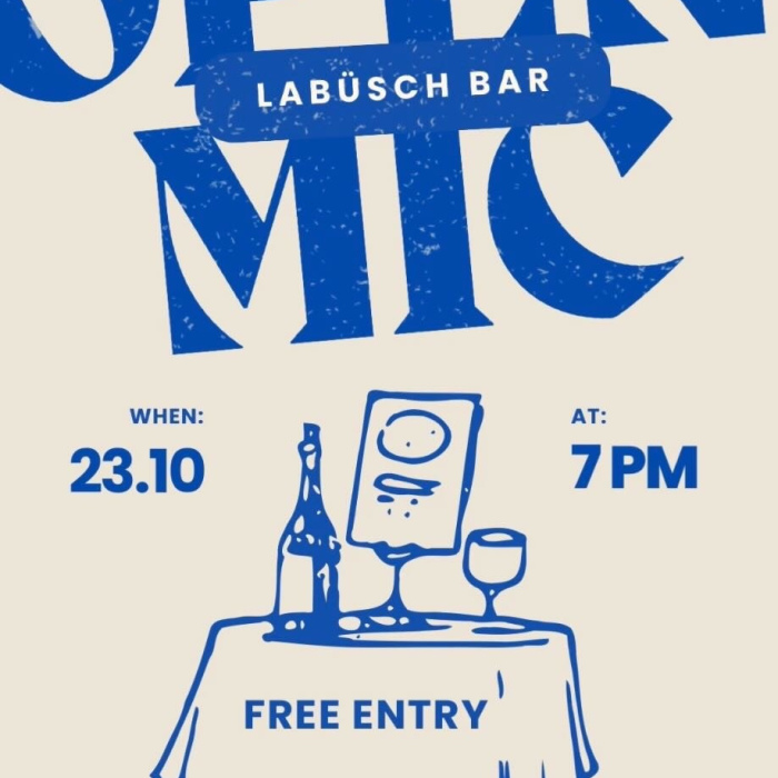 Do 23.10.2025 - Open Mic "FREE ENTRANCE"